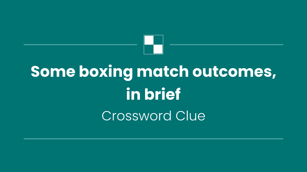 Some boxing match outcomes, in brief