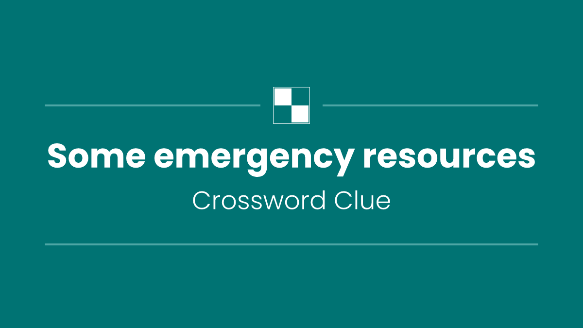 Some emergency resources