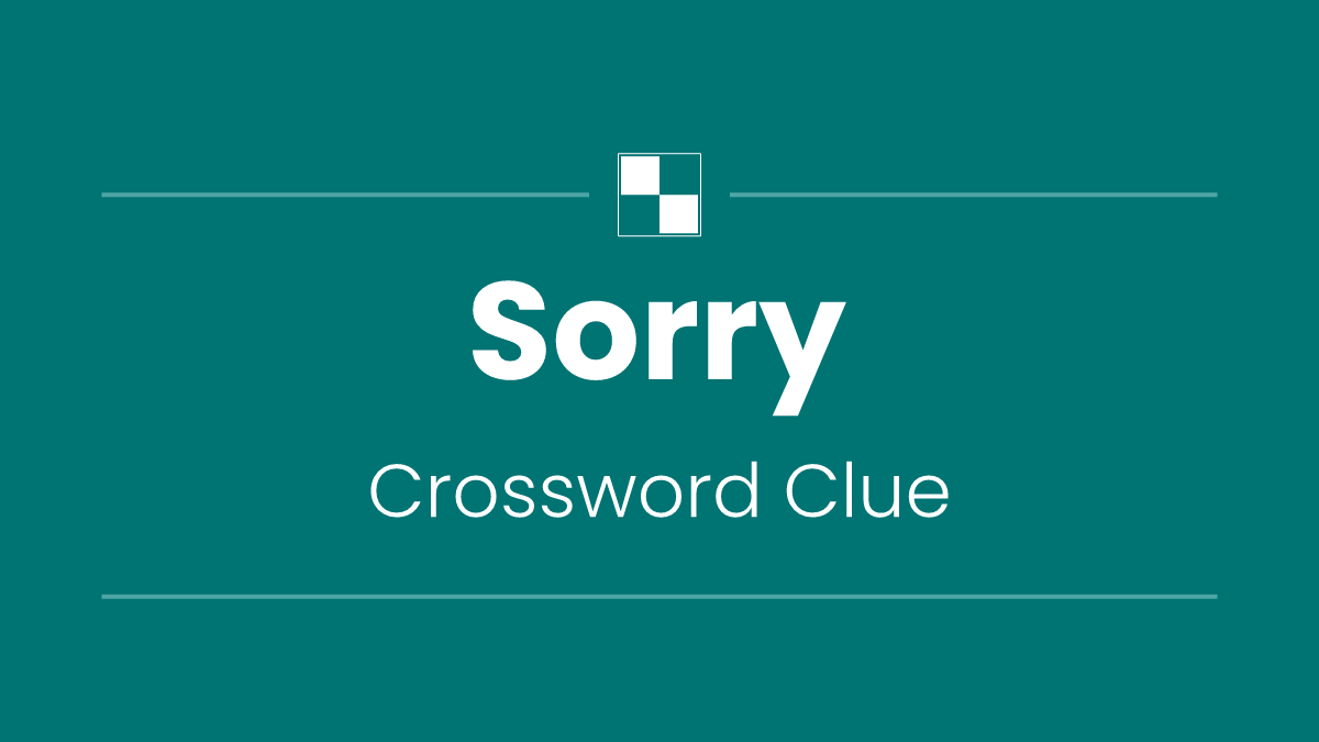 Sorry