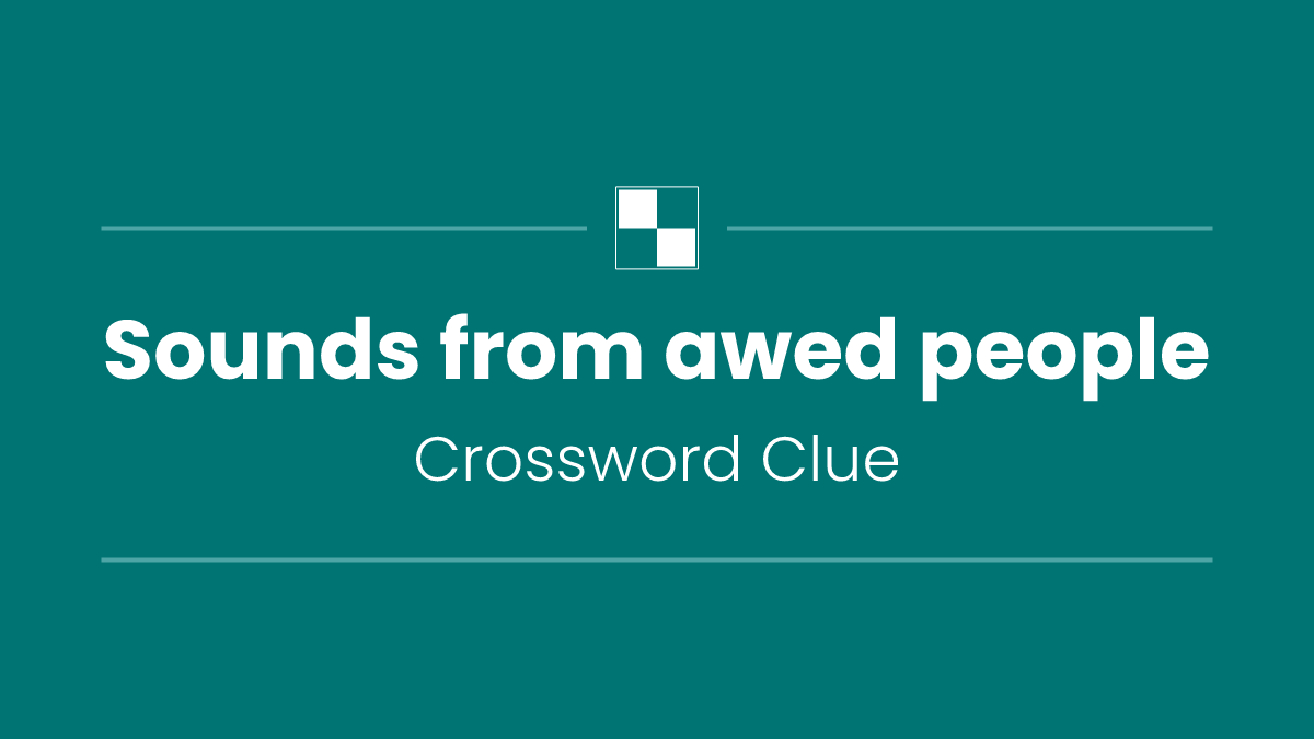 Sounds from awed people