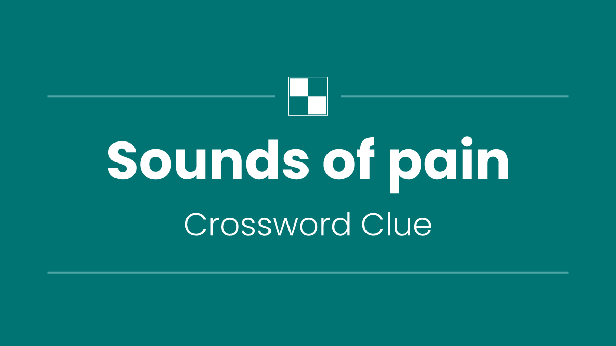 Sounds of pain