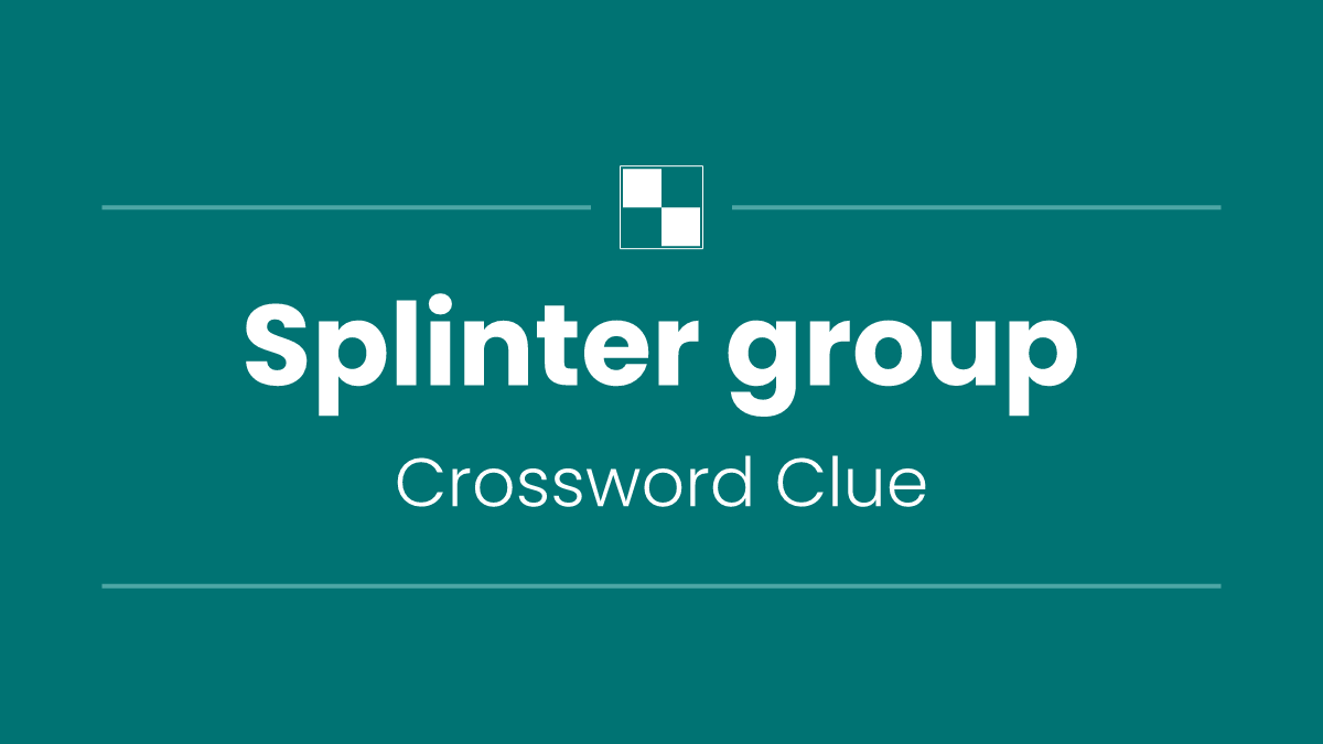 Splinter group