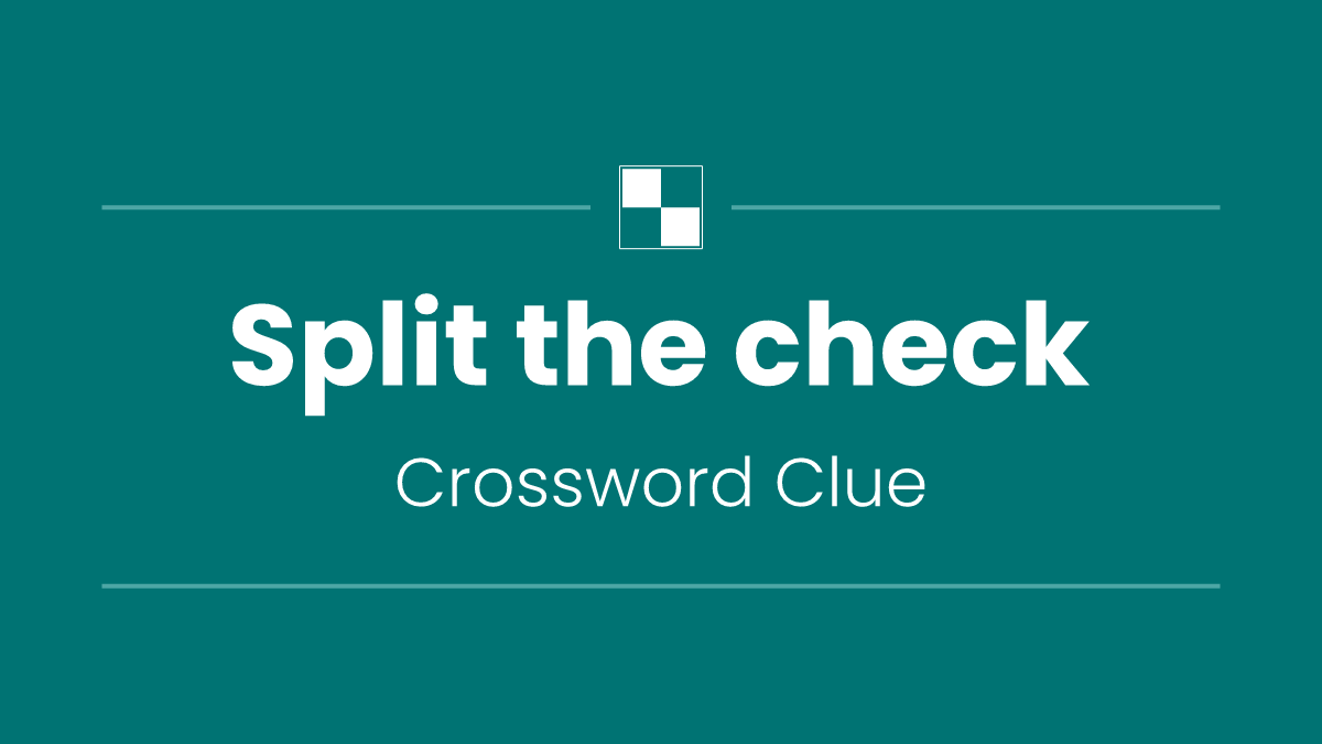 Split the check