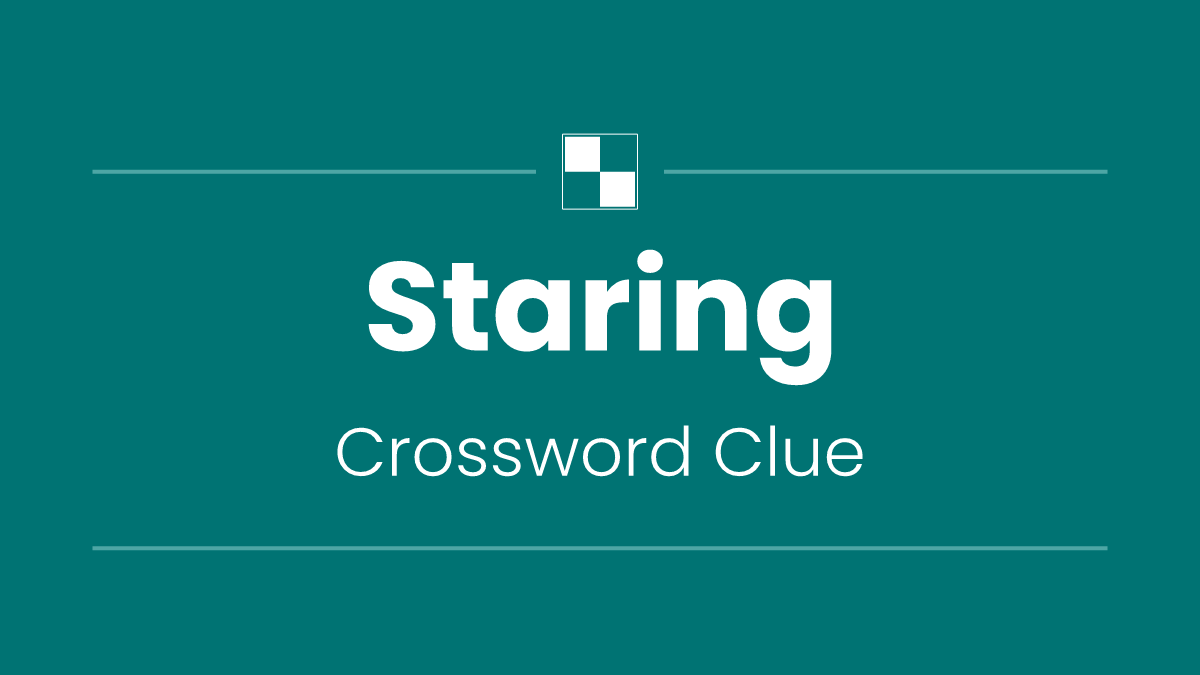 Staring
