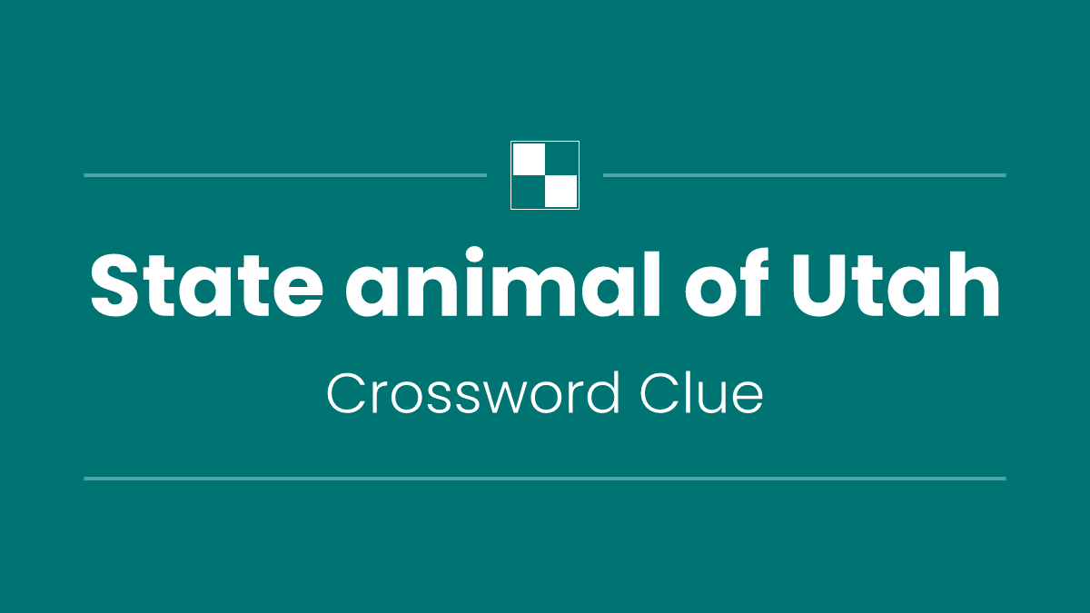 State animal of Utah