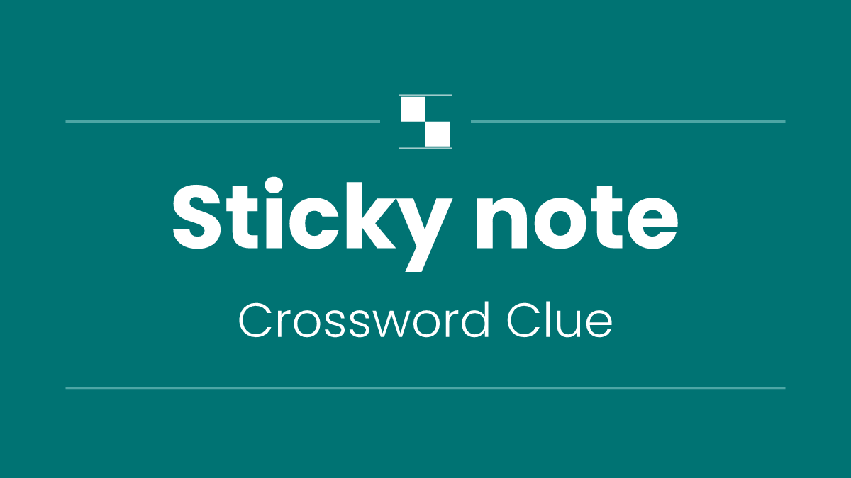 Sticky note