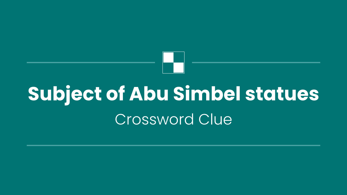 Subject of Abu Simbel statues