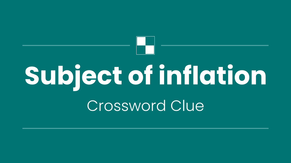 Subject of inflation