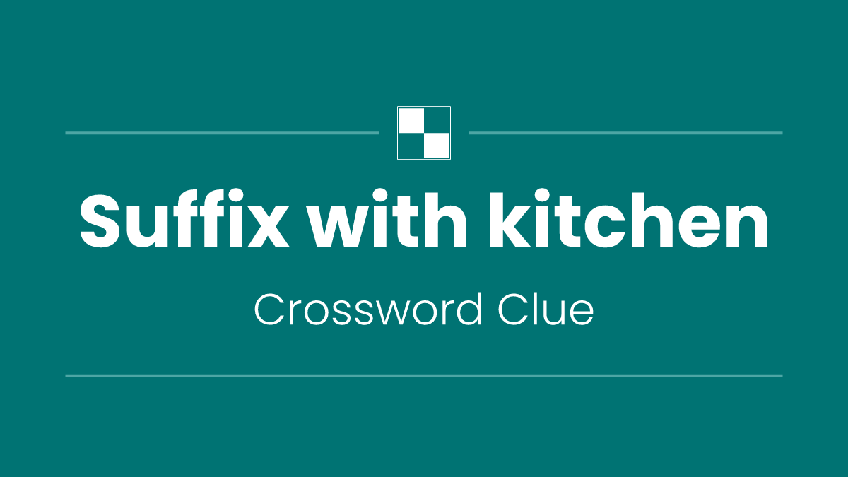 Suffix with kitchen