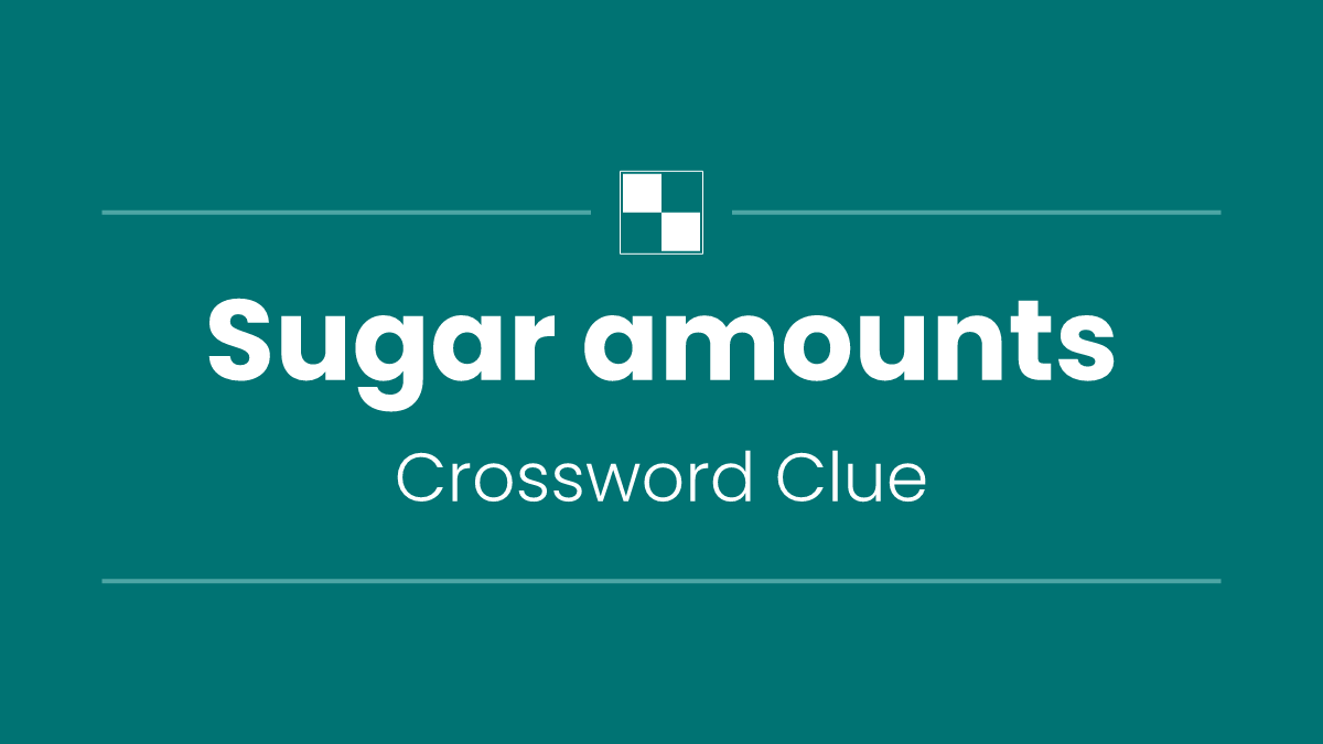 Sugar amounts