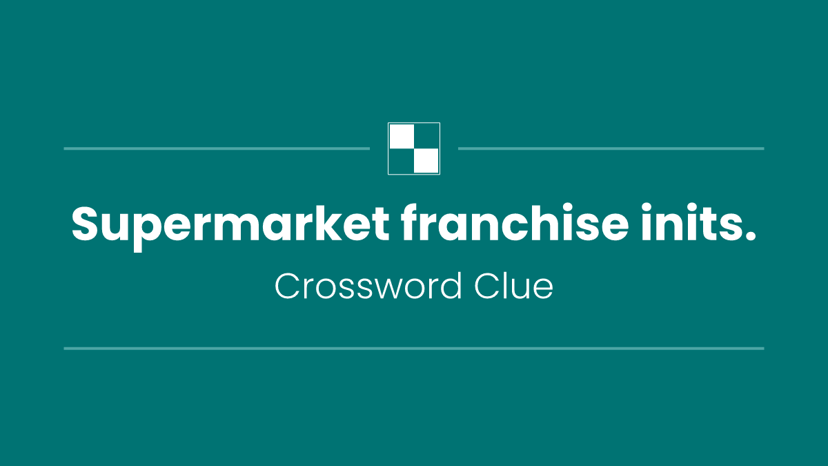 Supermarket franchise inits.