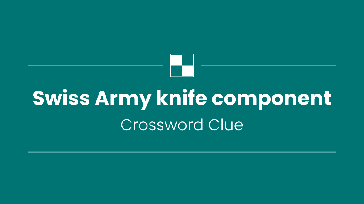 Swiss Army knife component