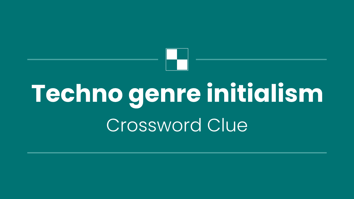 Techno genre initialism