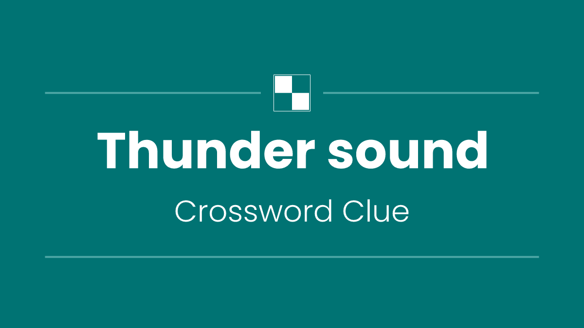 Thunder sound