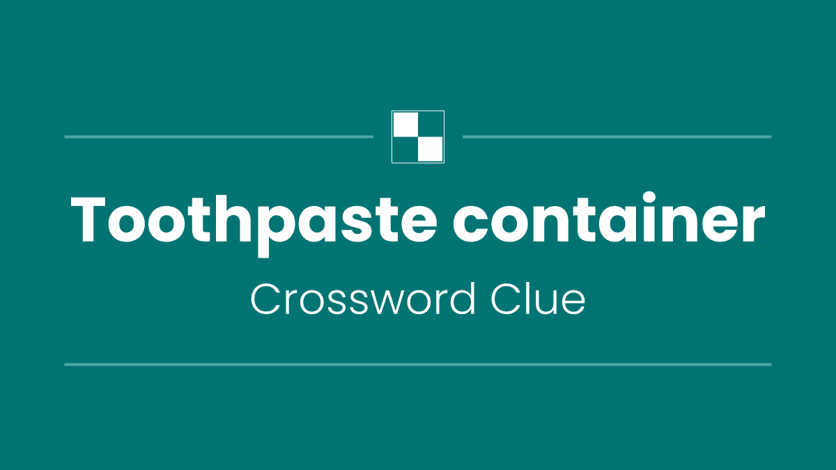 Toothpaste container
