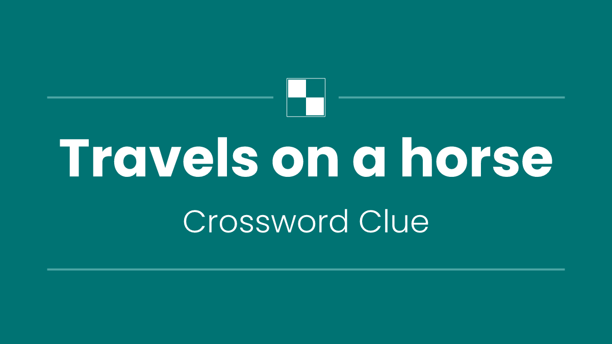Travels on a horse