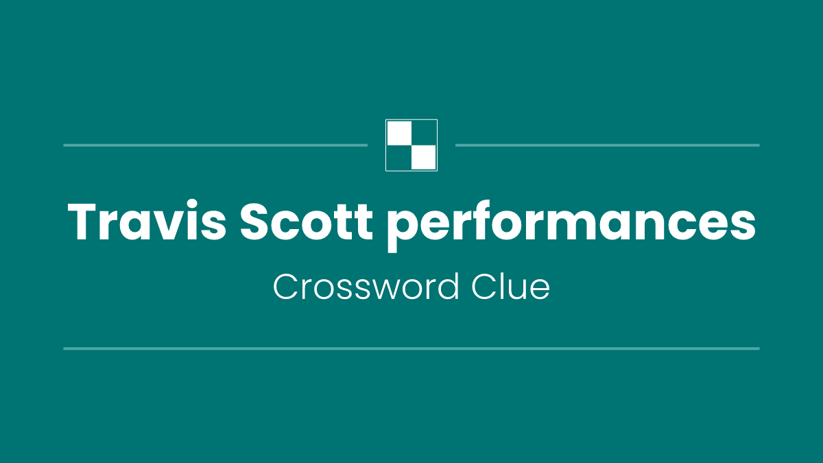 Travis Scott performances