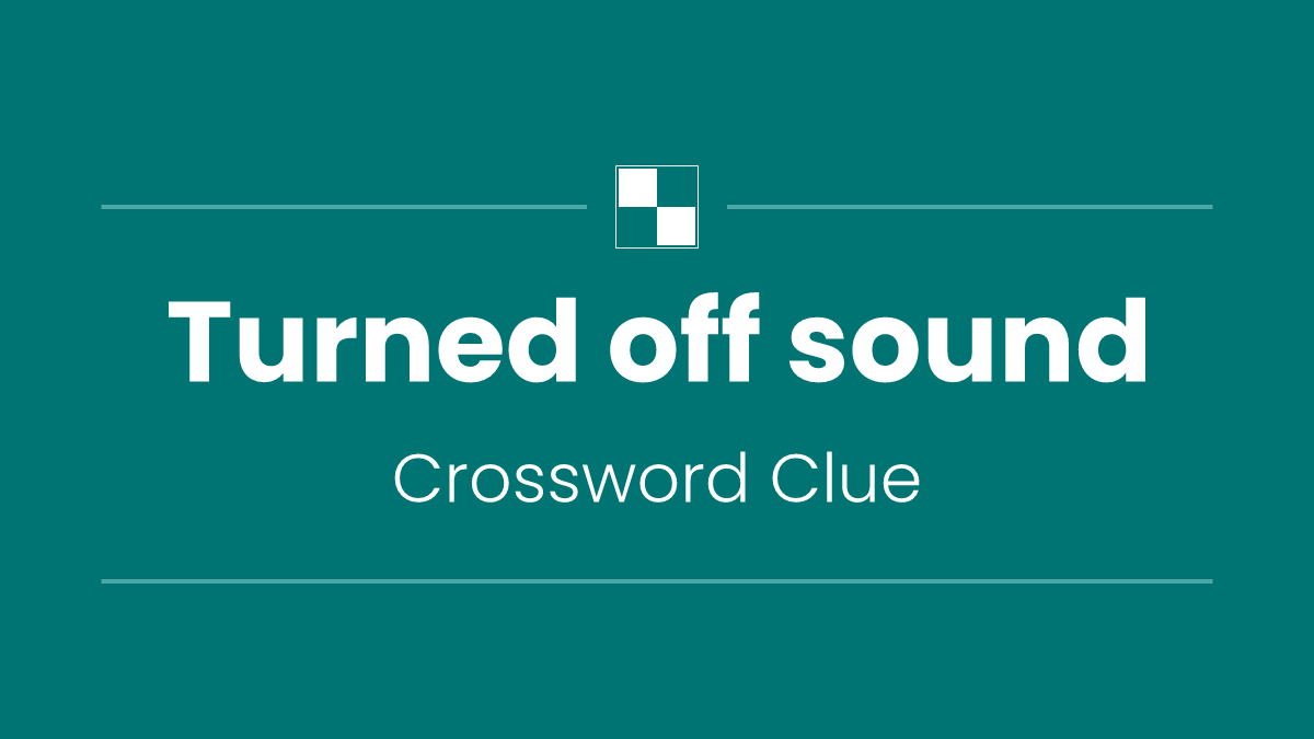 Turned off sound