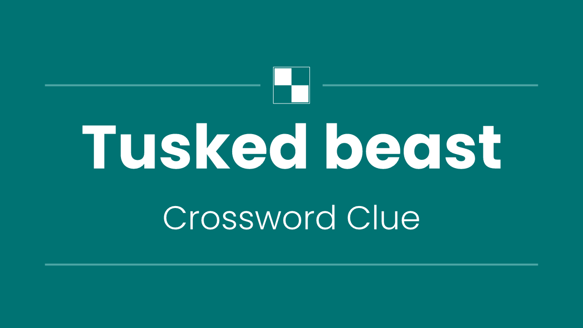Tusked beast
