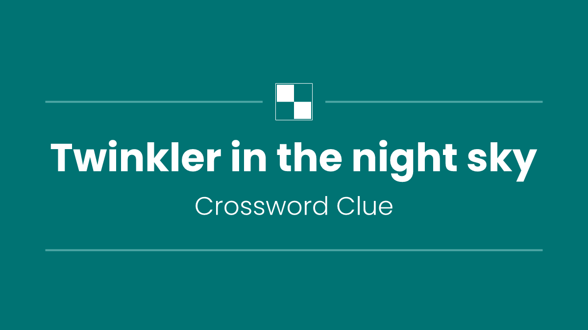 Twinkler in the night sky