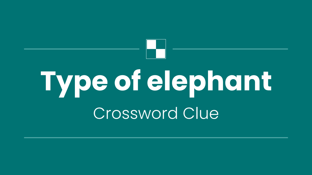 Type of elephant