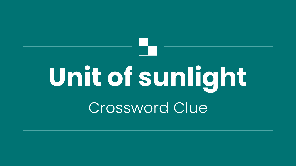 Unit of sunlight