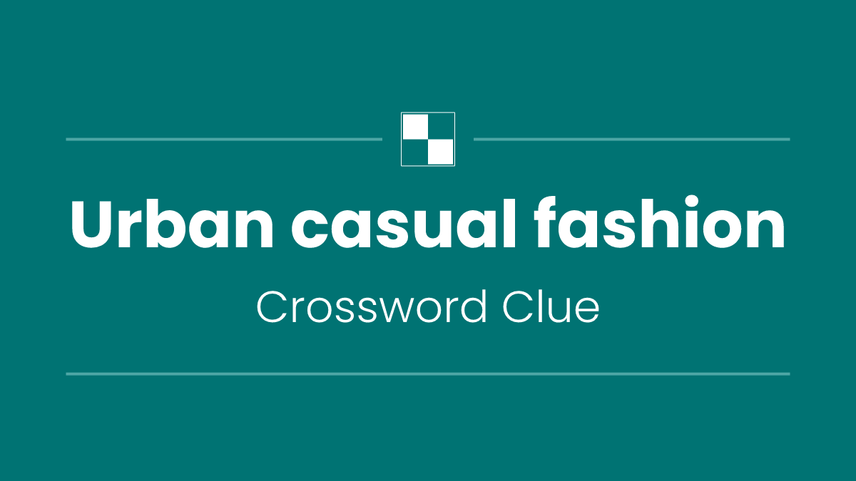 Urban casual fashion