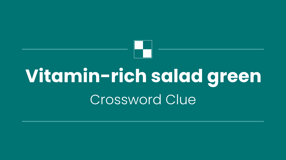 Vitamin-rich salad green