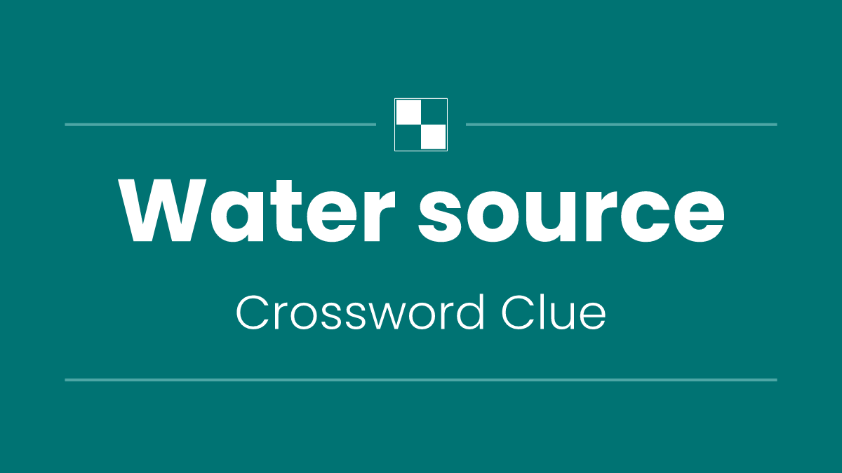 Water source