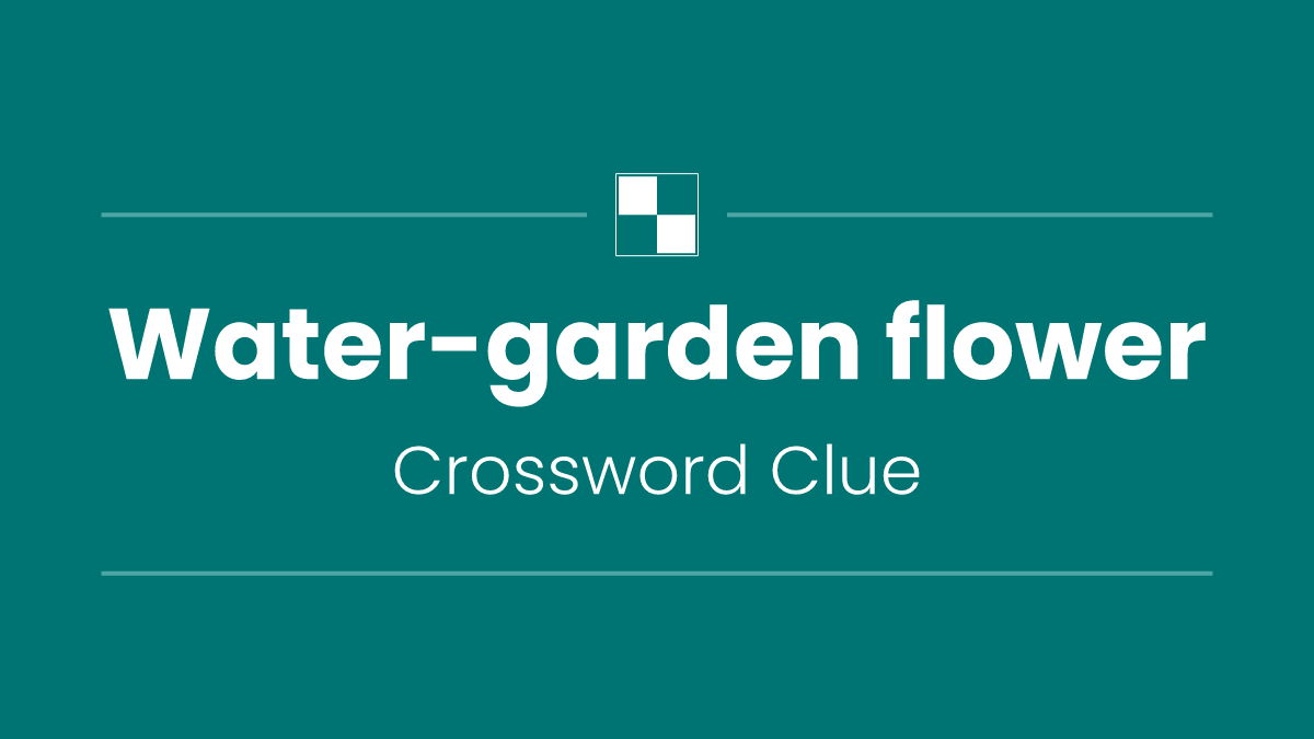 Water-garden flower