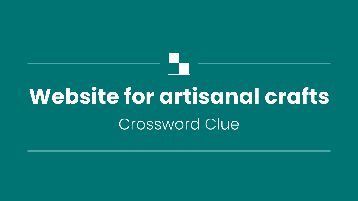 Website for artisanal crafts