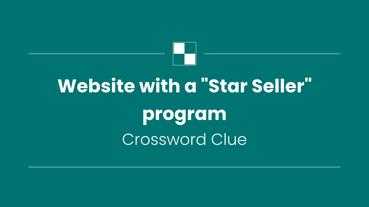 Website with a "Star Seller" program
