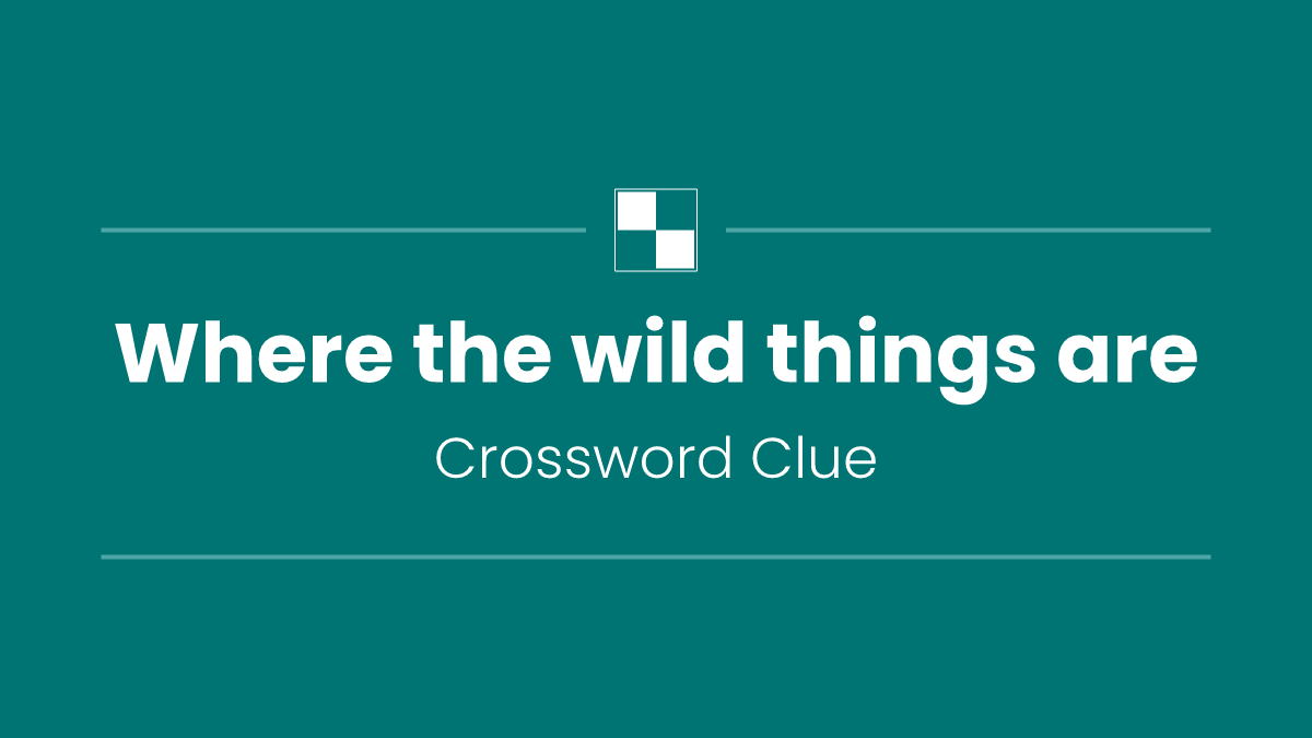 Where the wild things are