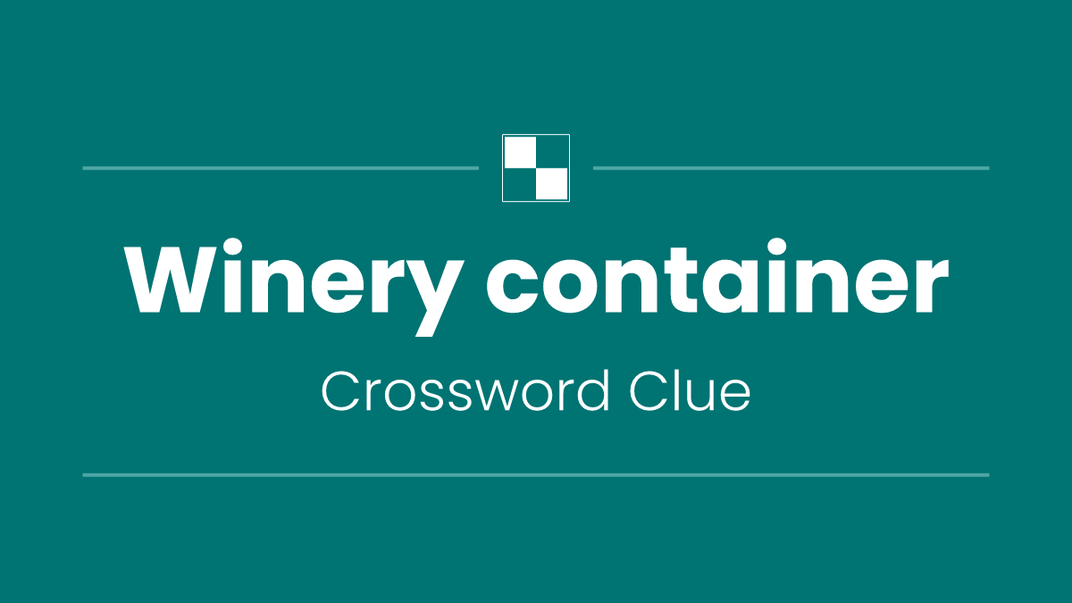 Winery container