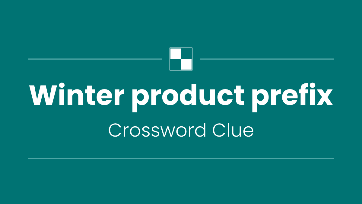Winter product prefix