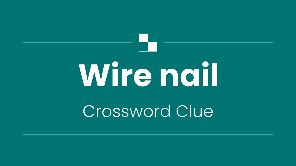 Wire nail