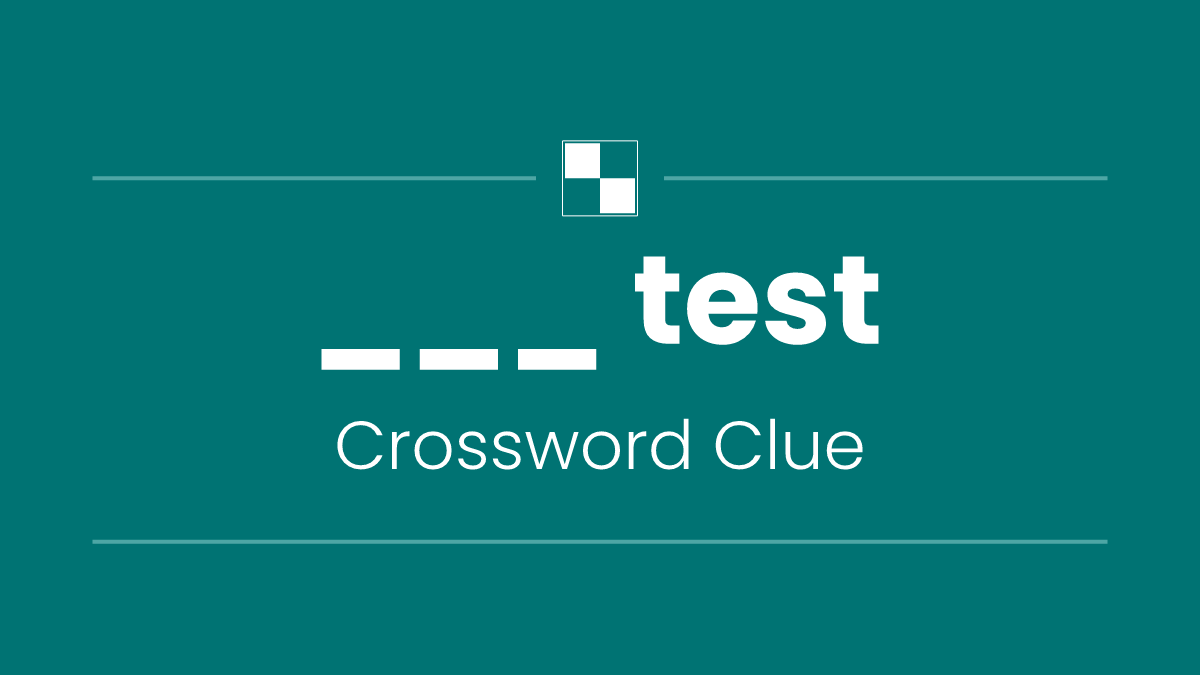 ___ test