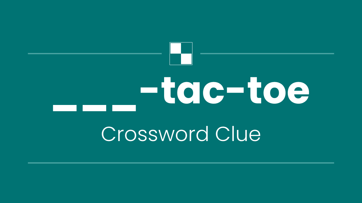 ___-tac-toe