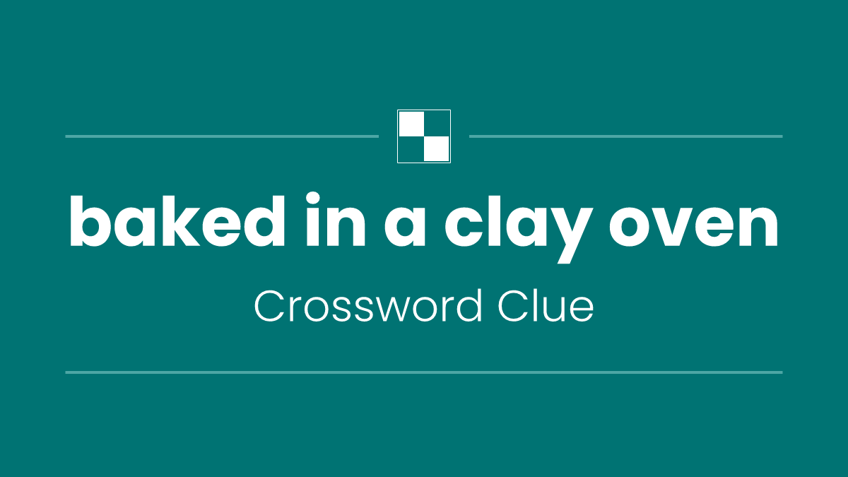 baked in a clay oven