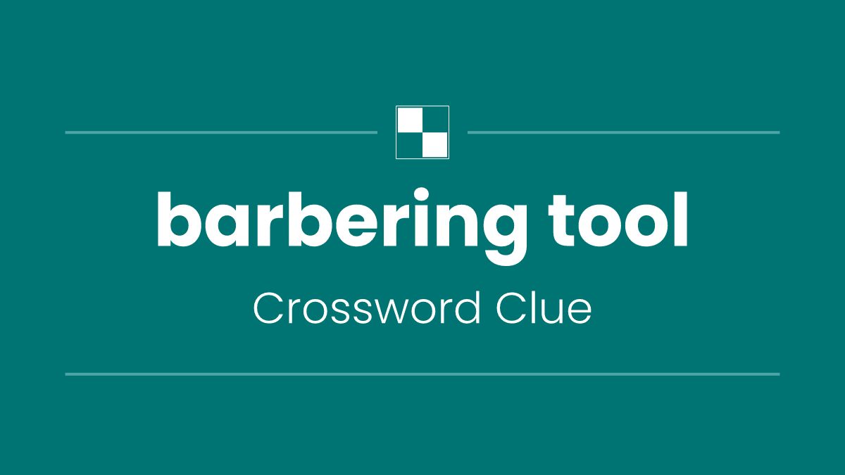 barbering tool