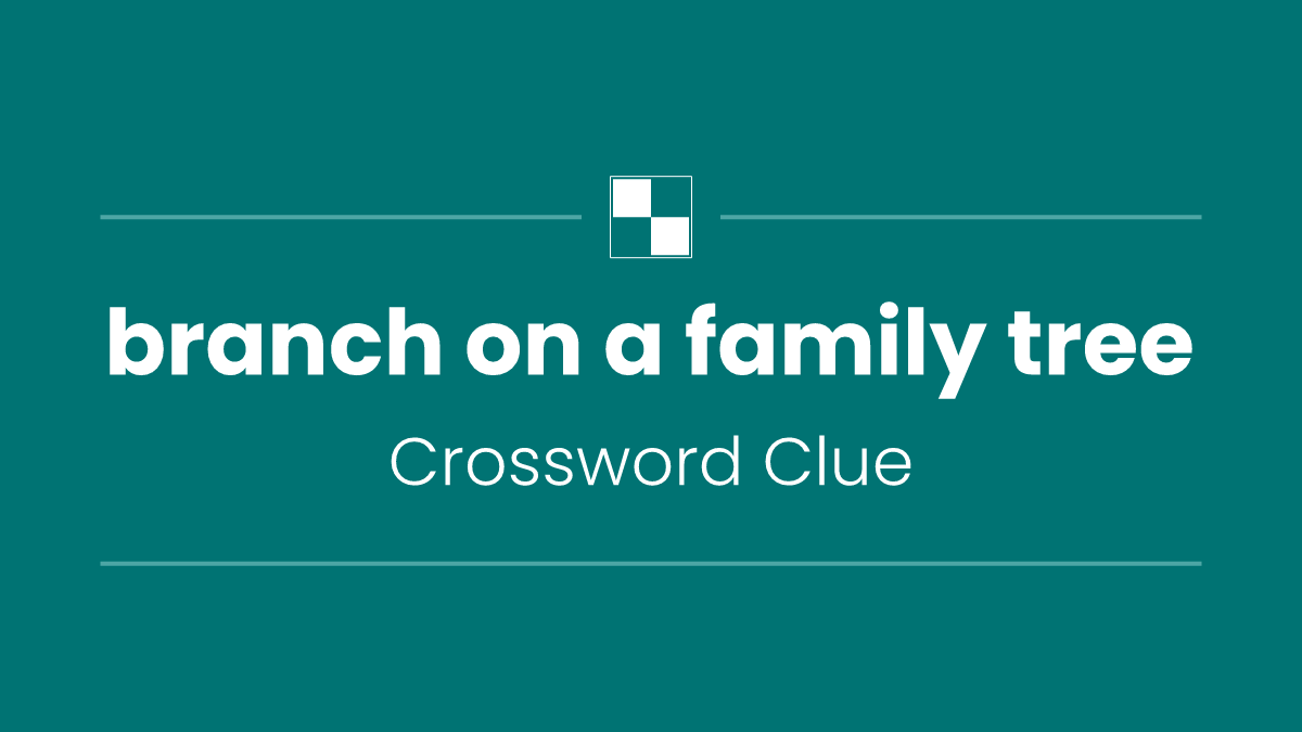 branch on a family tree