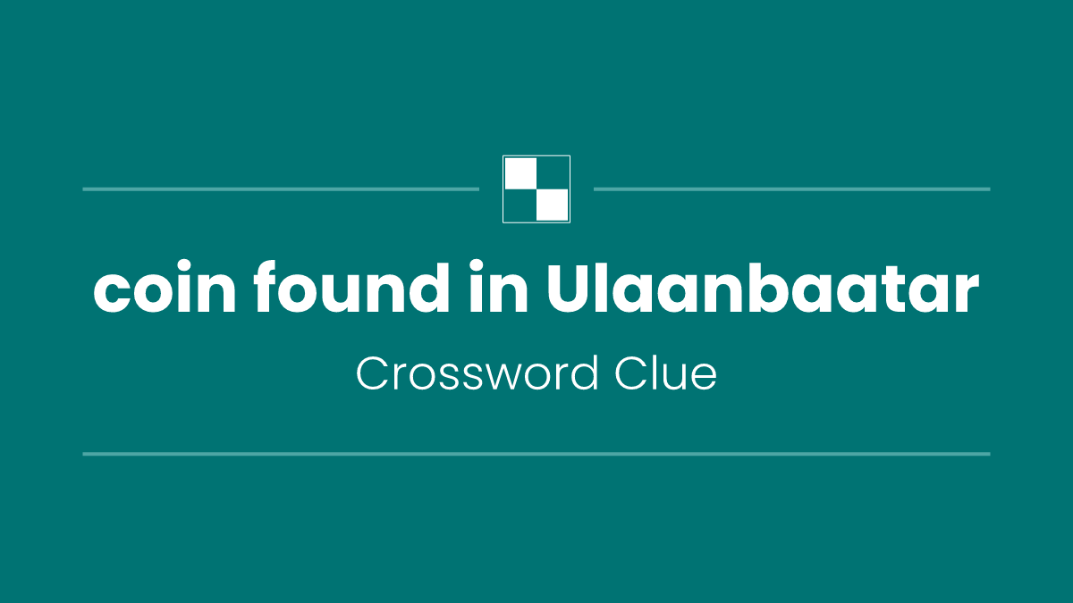 coin found in Ulaanbaatar