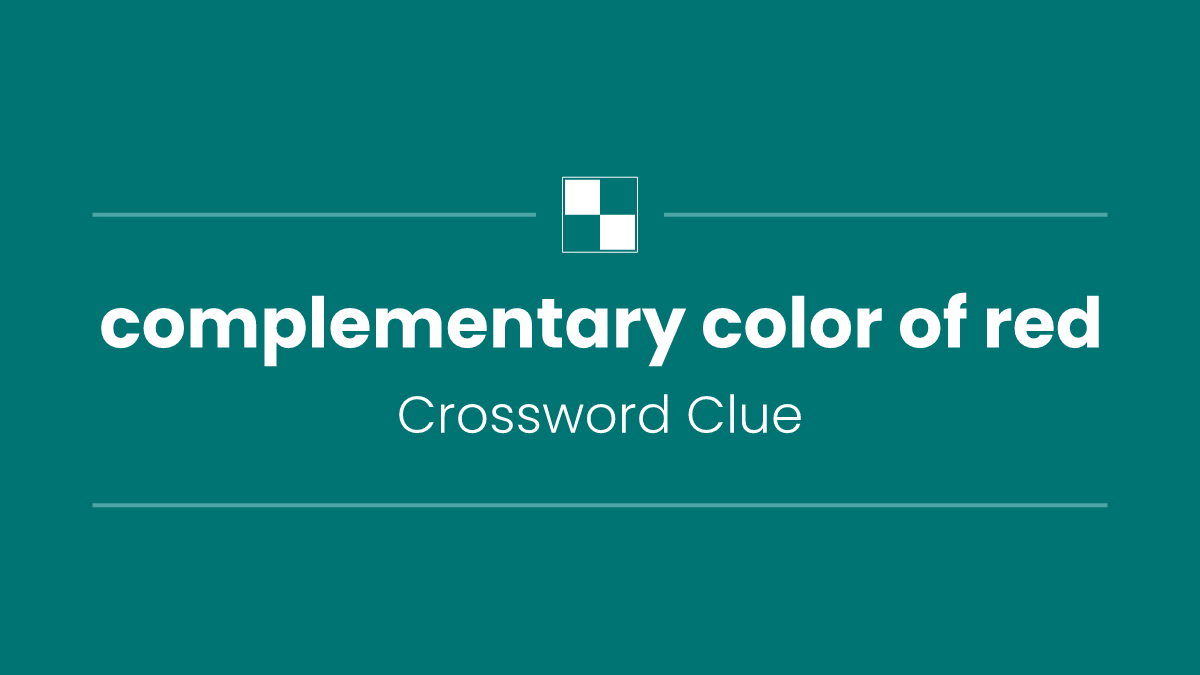 complementary color of red