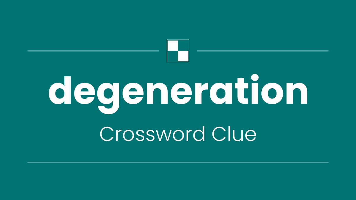 degeneration