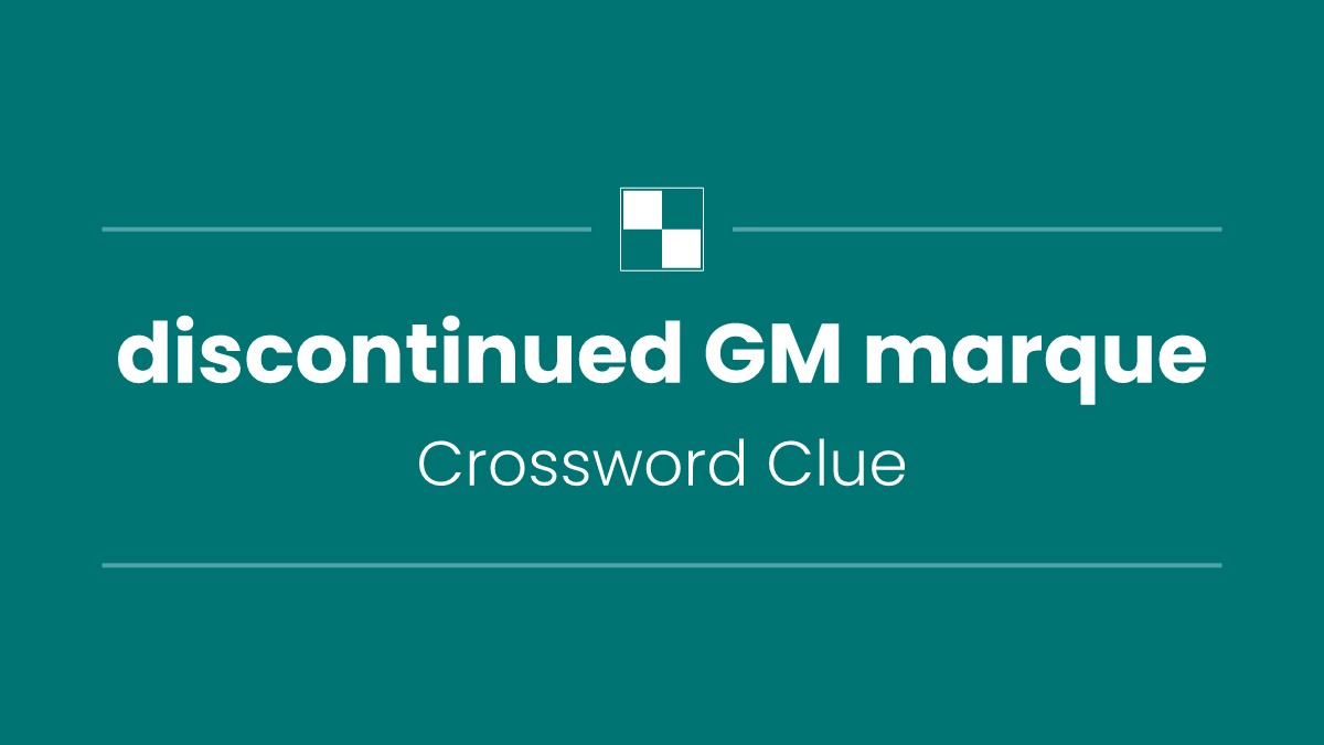 discontinued GM marque
