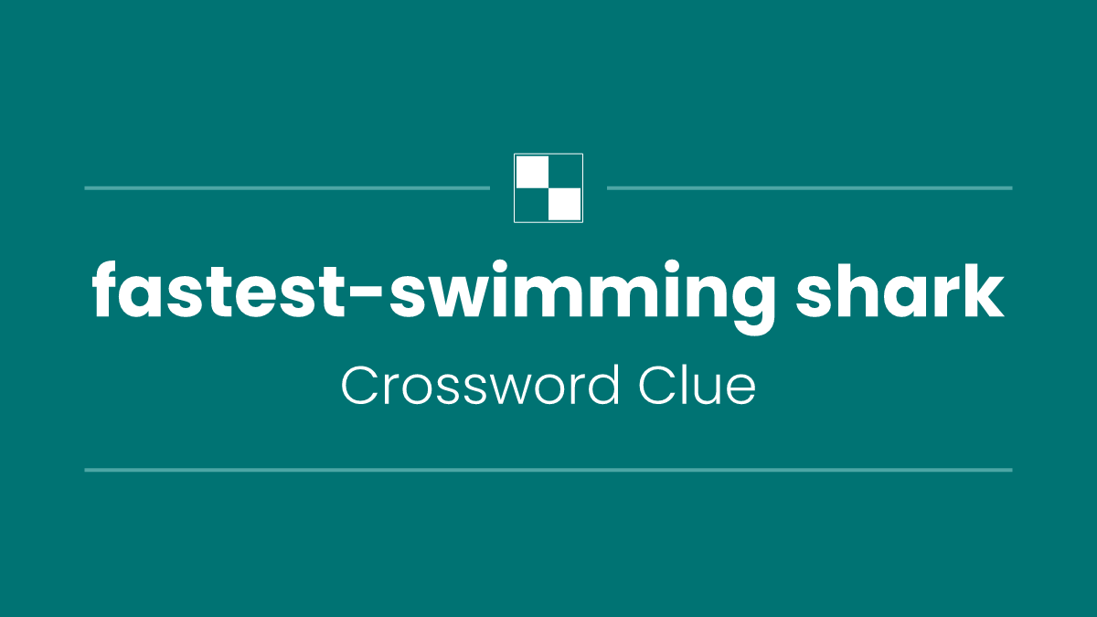 fastest-swimming shark