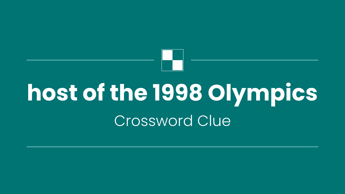 host of the 1998 Olympics