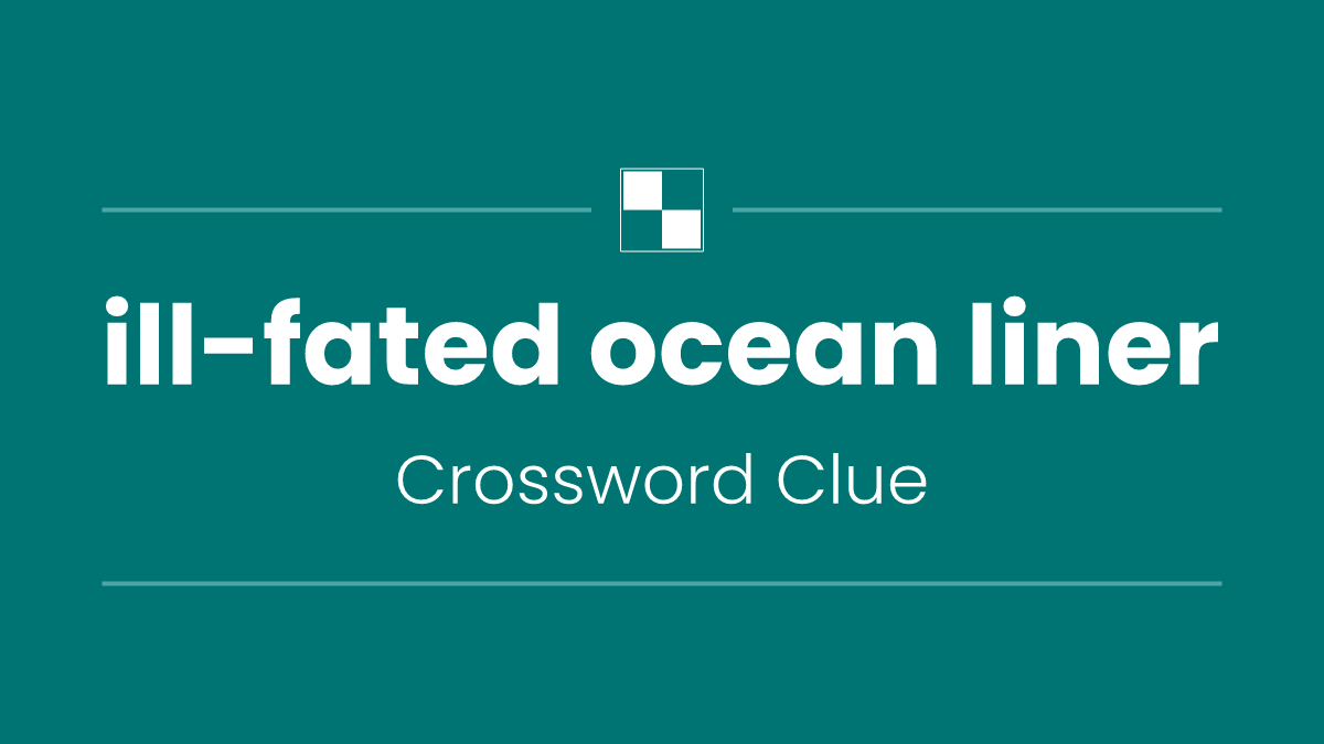 ill-fated ocean liner