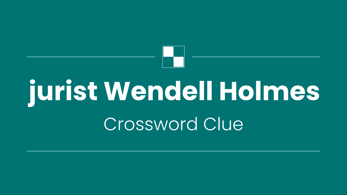jurist Wendell Holmes