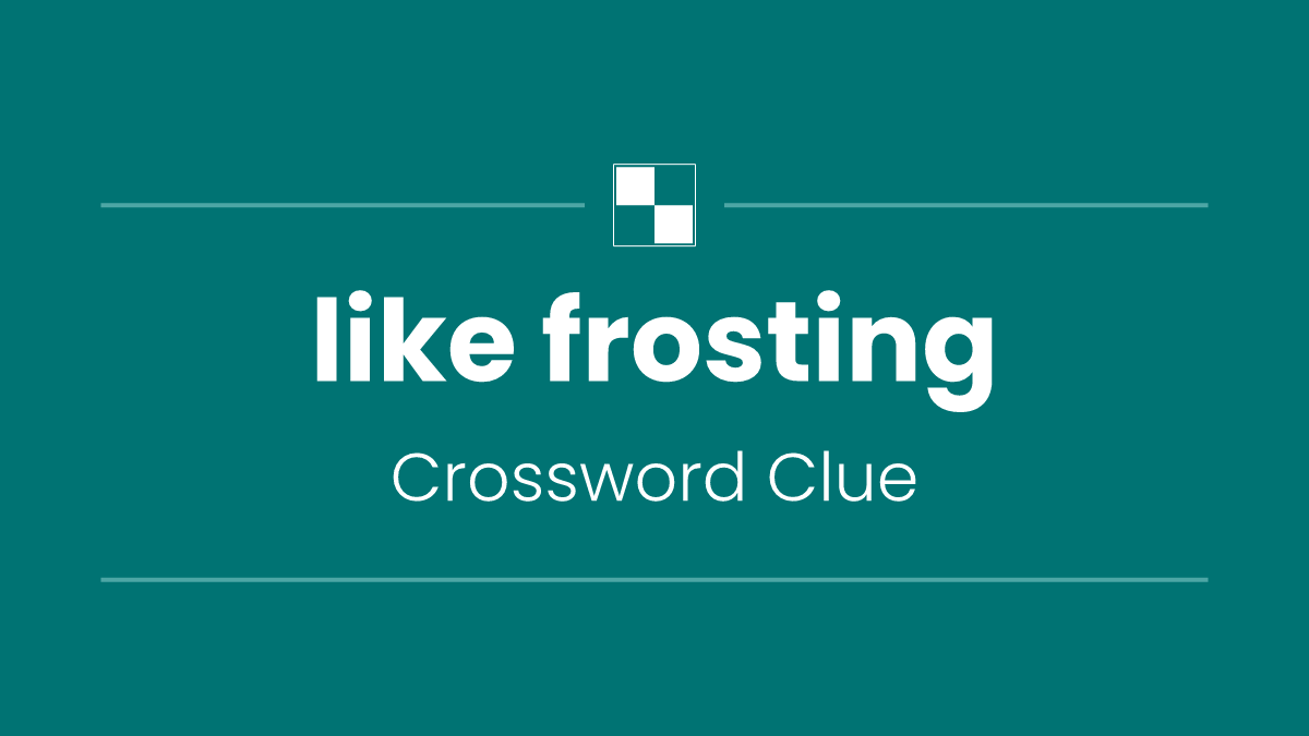 like frosting